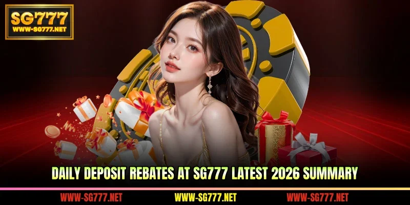 Daily Deposit Rebates At SG777 Latest Compilation 2026