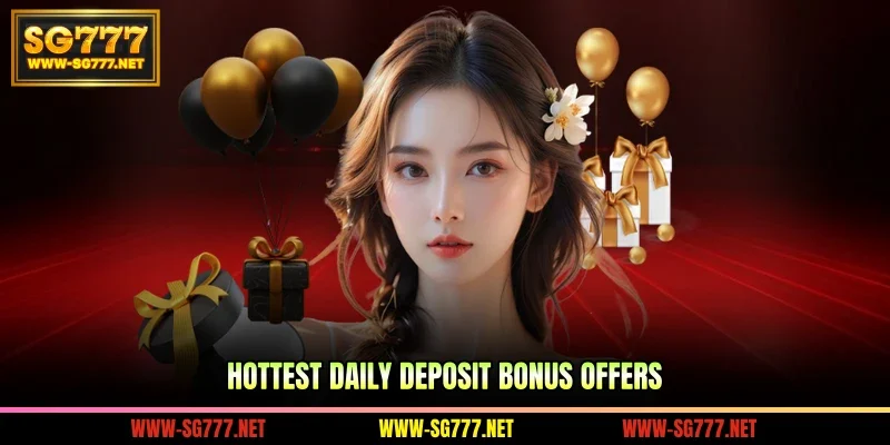 Hottest daily deposit bonus offers